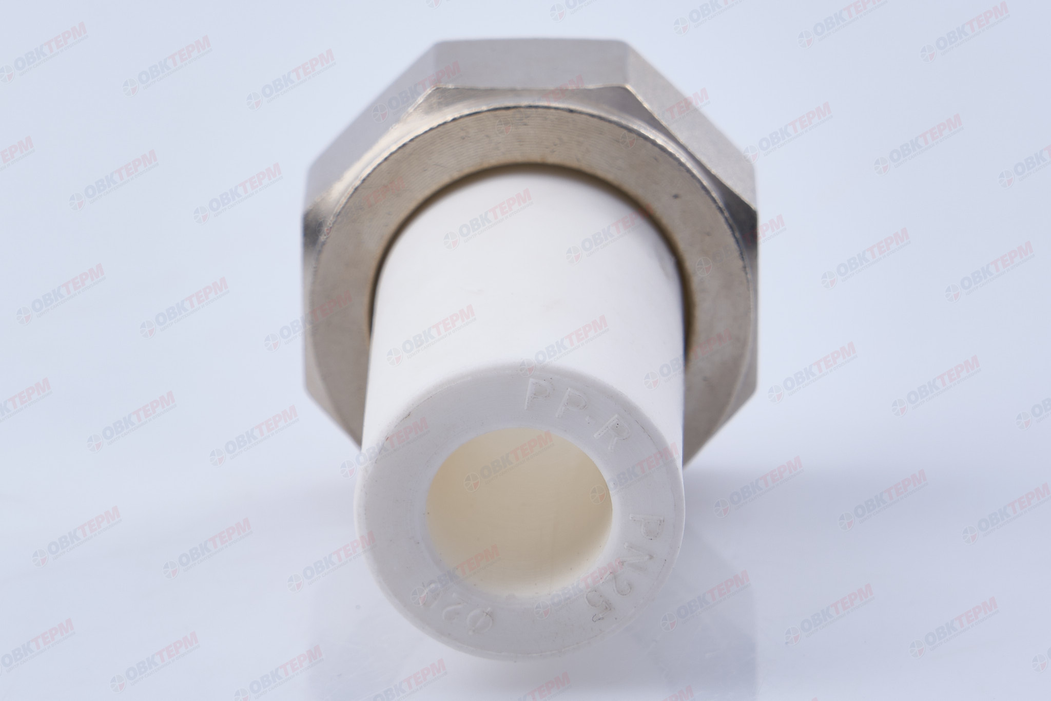 НВ штуцер с  НГ 20 * 3/4                     (белый)  (140/10)  (TIM) - Изображение №5