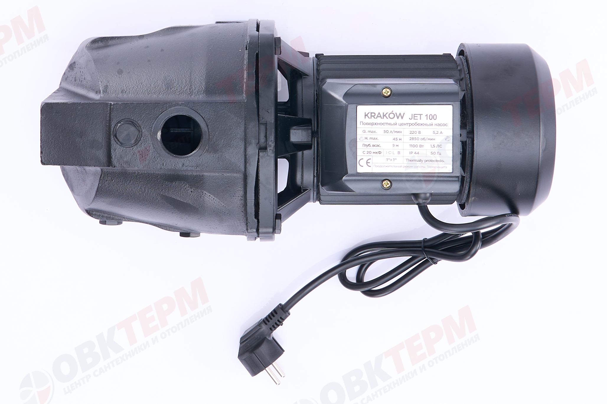 Насос центробежный  JET 100  KRAKOW (1,1кВт/50л.м./45м.) - миниатюра №6