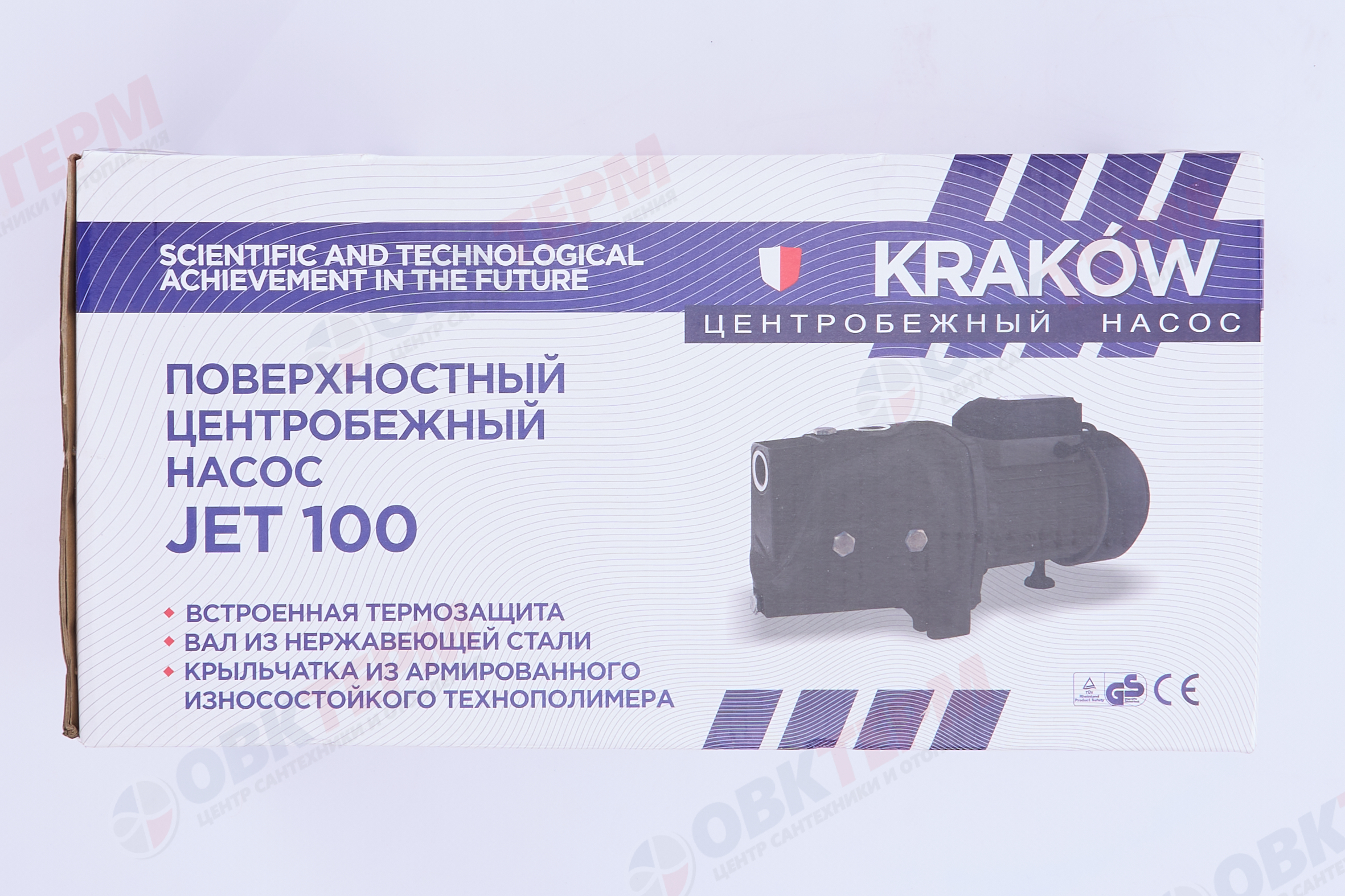 Насос центробежный  JET 100  KRAKOW (1,1кВт/50л.м./45м.) - миниатюра №8