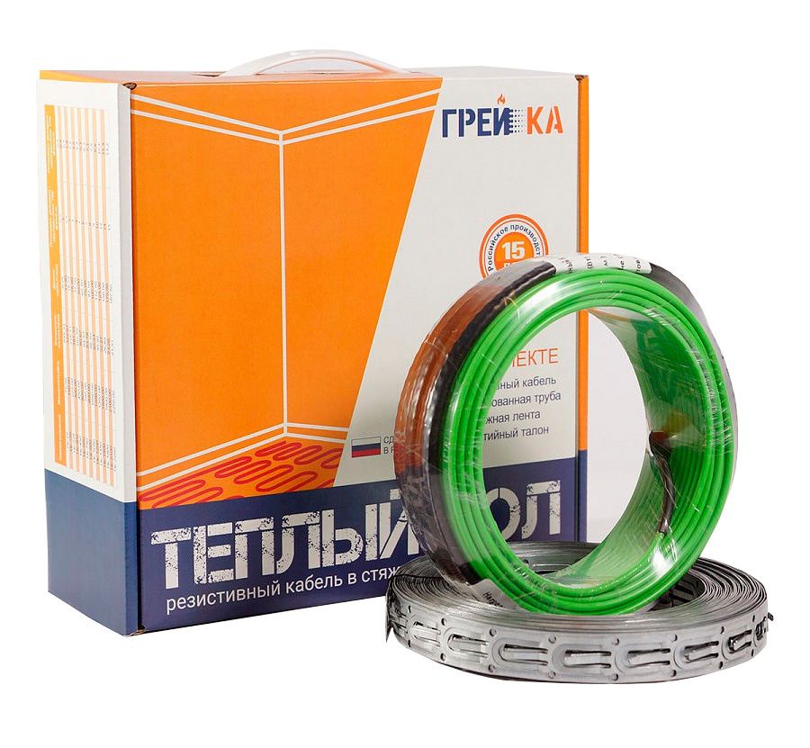 Комплект теплого пола в бухте Грейка 1500вт 125м (10 м2) - Изображение №1