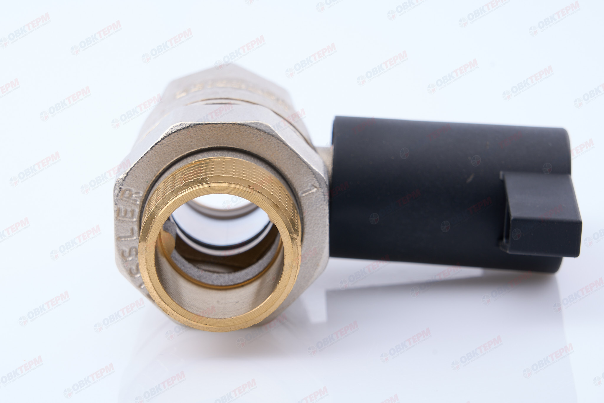 Кран шаровый с американкой (ручка пластик)     ZEISSLER     1"      ВН    (6/24) - Изображение №3