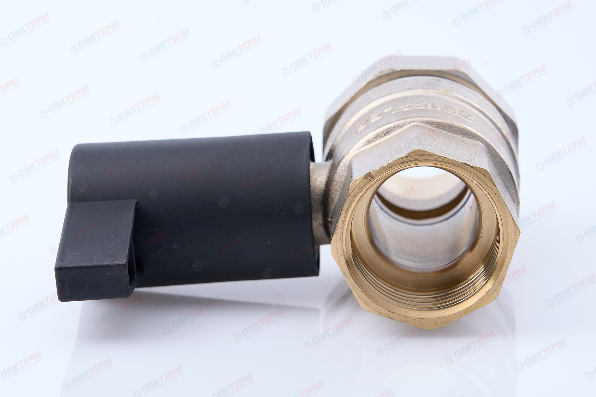 Кран шаровый с американкой (ручка пластик)     ZEISSLER     1"      ВН    (6/24) - Изображение №5