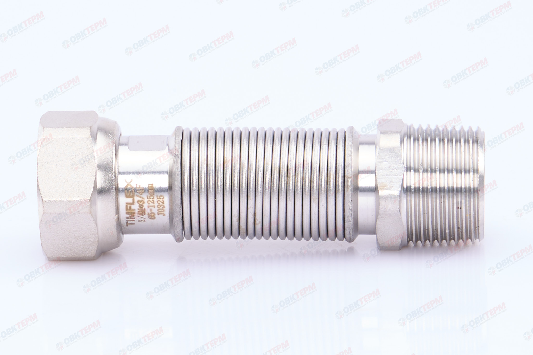 Шланг редукционный нерж  3/4  ГШ   (65-125 мм)        TIM      (120/10шт) - Изображение №3