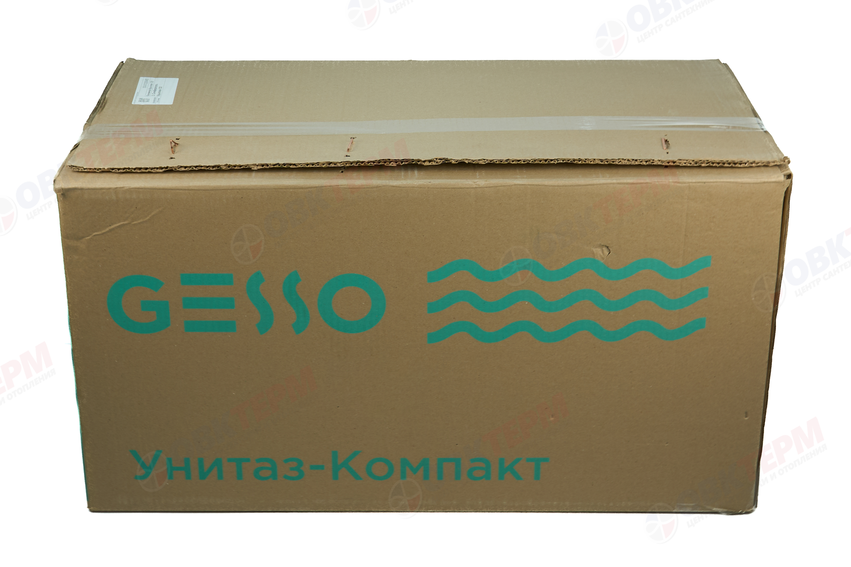 Унитаз-компакт GESSO W101 Бюджетный (косой выпуск, 1 режим, сиденьем ПП и болтами крепления) - миниатюра №8