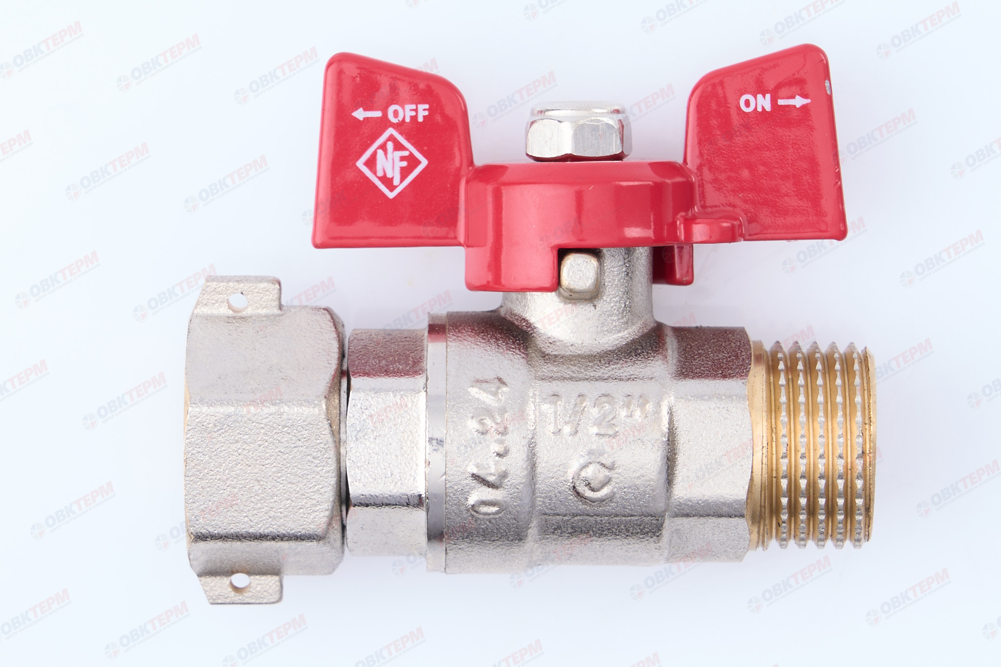 Кран шаровый   NOLF Classic     1/2" ВН   бабочка  с НВ СНГ  (112/14) - Изображение №3