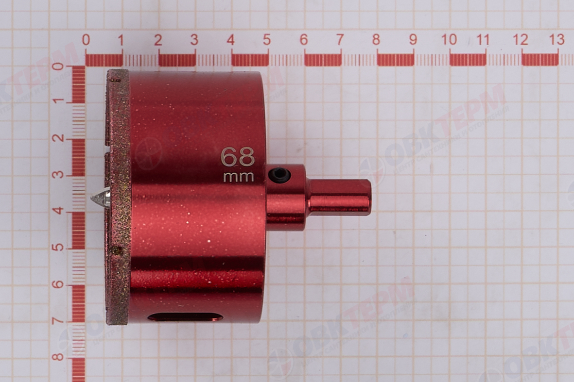Коронка алмазная по керамограниту и мрамору с напр.сверлом 68 мм Hardcore - миниатюра №6