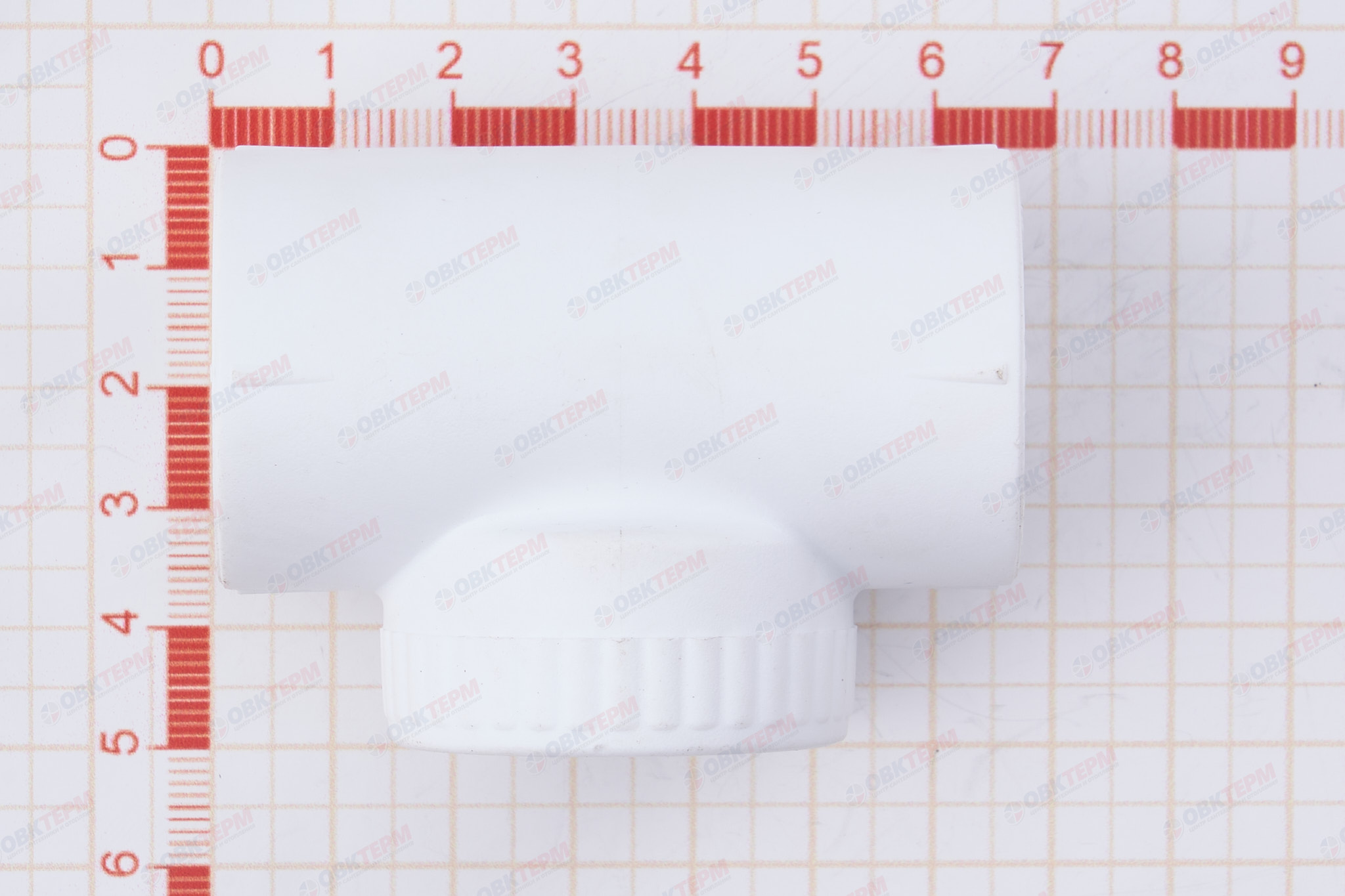 Тройник с МРВ 25 * 1/2" * 25    (белый) (10шт) (S.A.V.) - Изображение №5