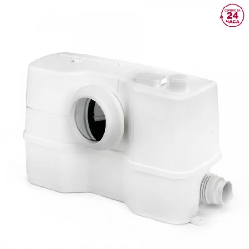 Установка канализационная SOLOLIFT 2  WC-3 GRUNDFOS  (унитаз+2входа)  (0,62кВт/149л.м/8,5м) - Изображение №1