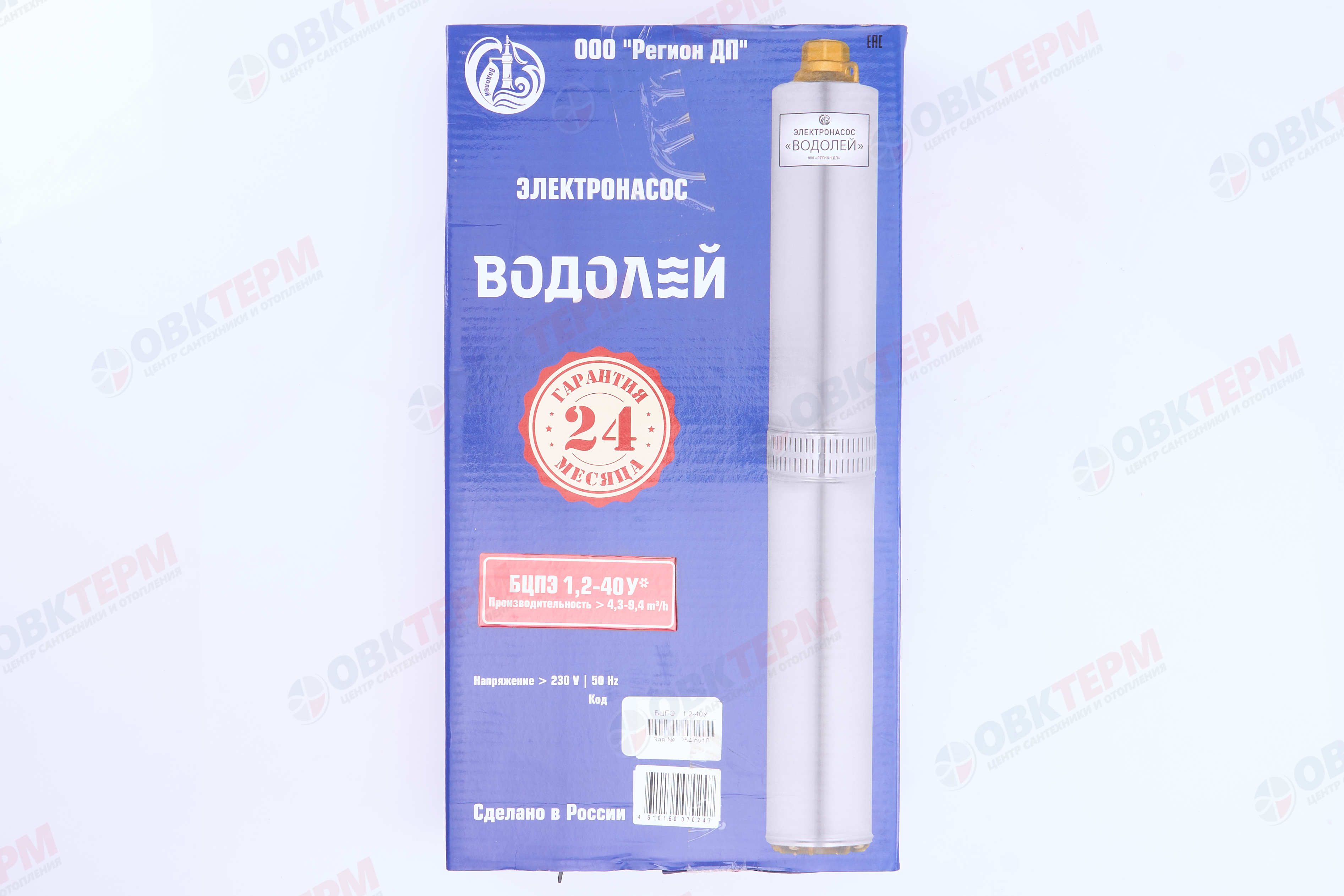 Насос погружной    БЦПЭ 1,2  - 40У  EURO-3  ВОДОЛЕЙ   (1,34кВт/160л.м./60м.) - миниатюра №8