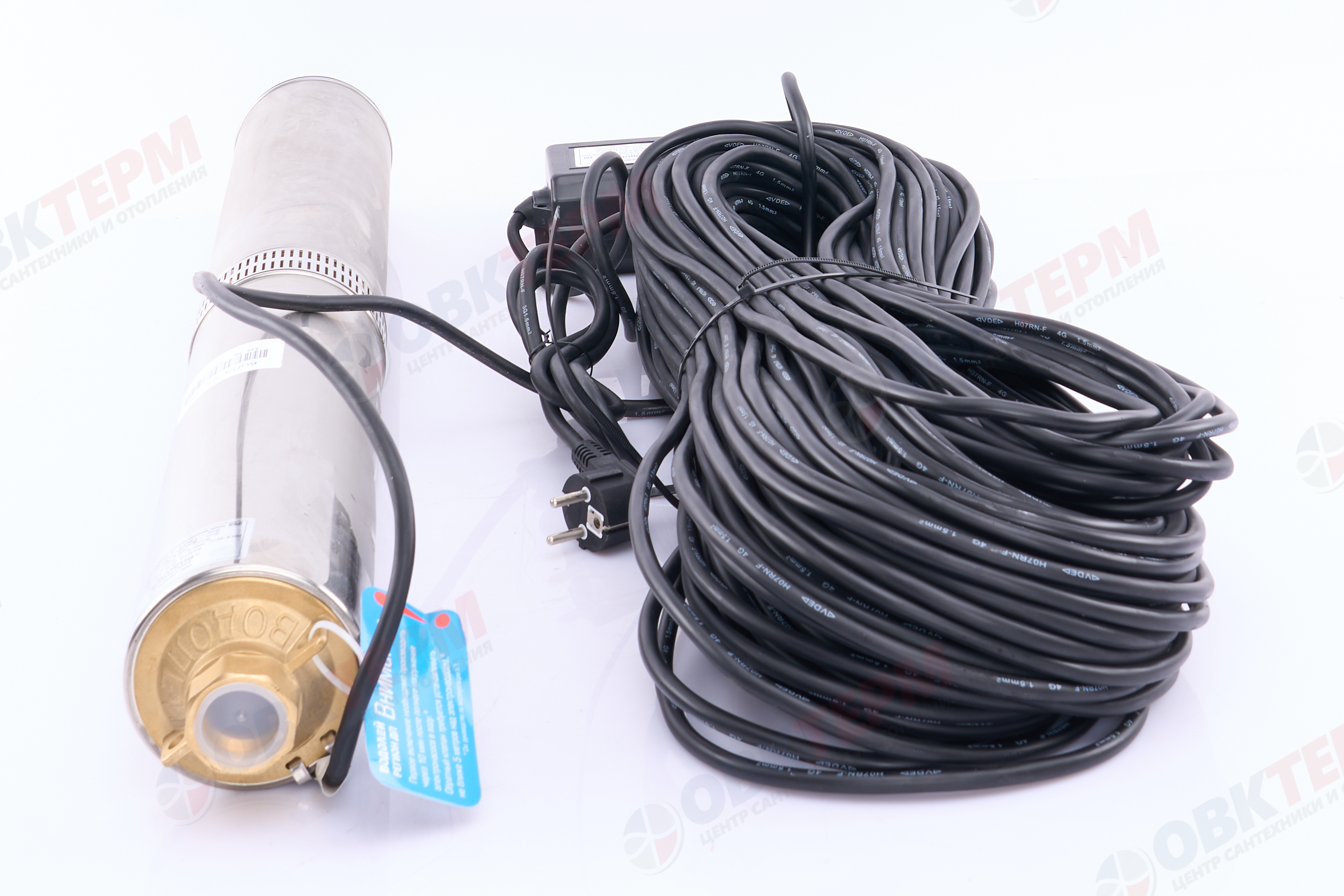 Насос погружной    БЦПЭ 0,5 - 100У  ВОДОЛЕЙ  (2,05кВт/55л.м./120м.) - миниатюра №6