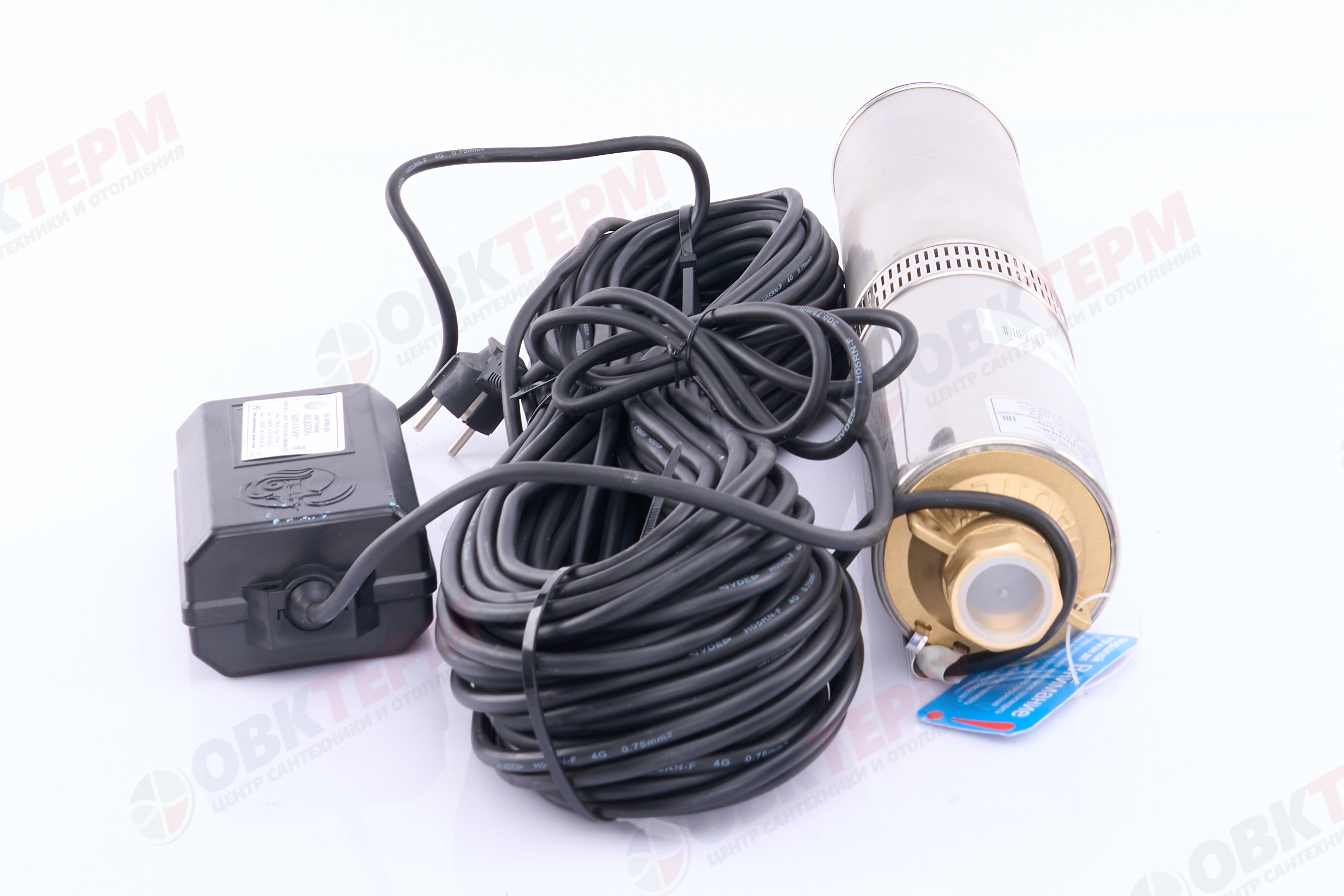 Насос погружной    БЦПЭ 0,5  - 50У  ВОДОЛЕЙ  (0,97кВт/55л.м./75м.) - миниатюра №7