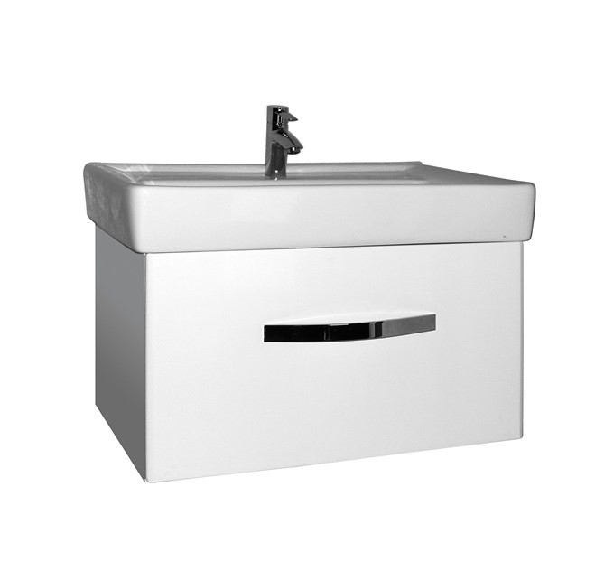 Тумба Фламенко 804 (под умывальник Тигода 80)  Белая В400Ш750Г465 - изображение №1