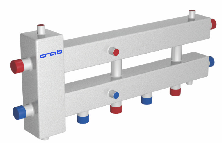Разделитель гидравлический модульного типа CRAB ГРУ + КМГ60 - 3ВН / DIAL STEEL GRML 3х60 - Изображение №1