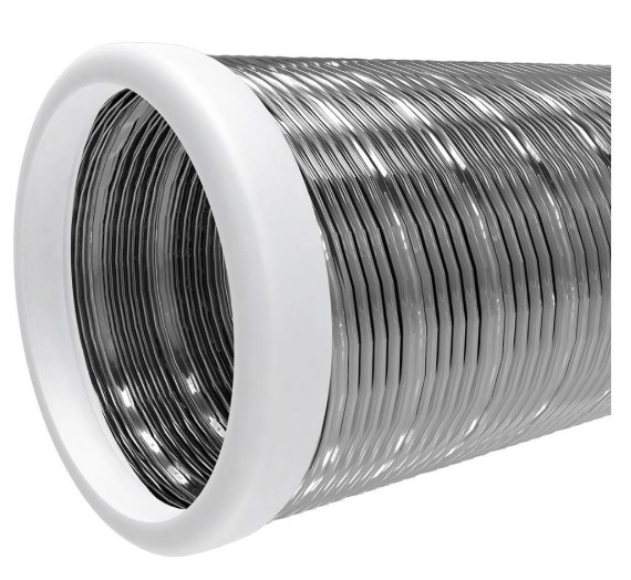 Воздуховод FD спирально-навивной нерж.сталь d150  L1м (8шт/уп) Эра - Изображение №4