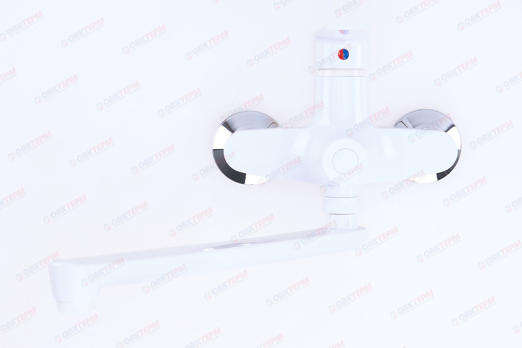 Смеситель д/ванны PLAMIX Oscar-006 EURO White (без шланга и лейки) (24шт/ящ) - Изображение №3