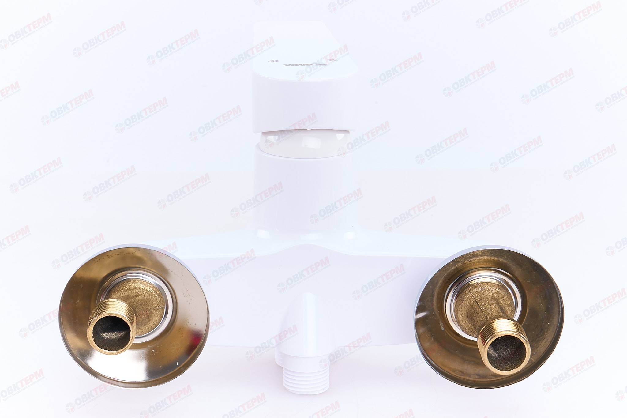 Смеситель д/ванны PLAMIX Oscar-006 EURO White (без шланга и лейки) (24шт/ящ) - Изображение №5