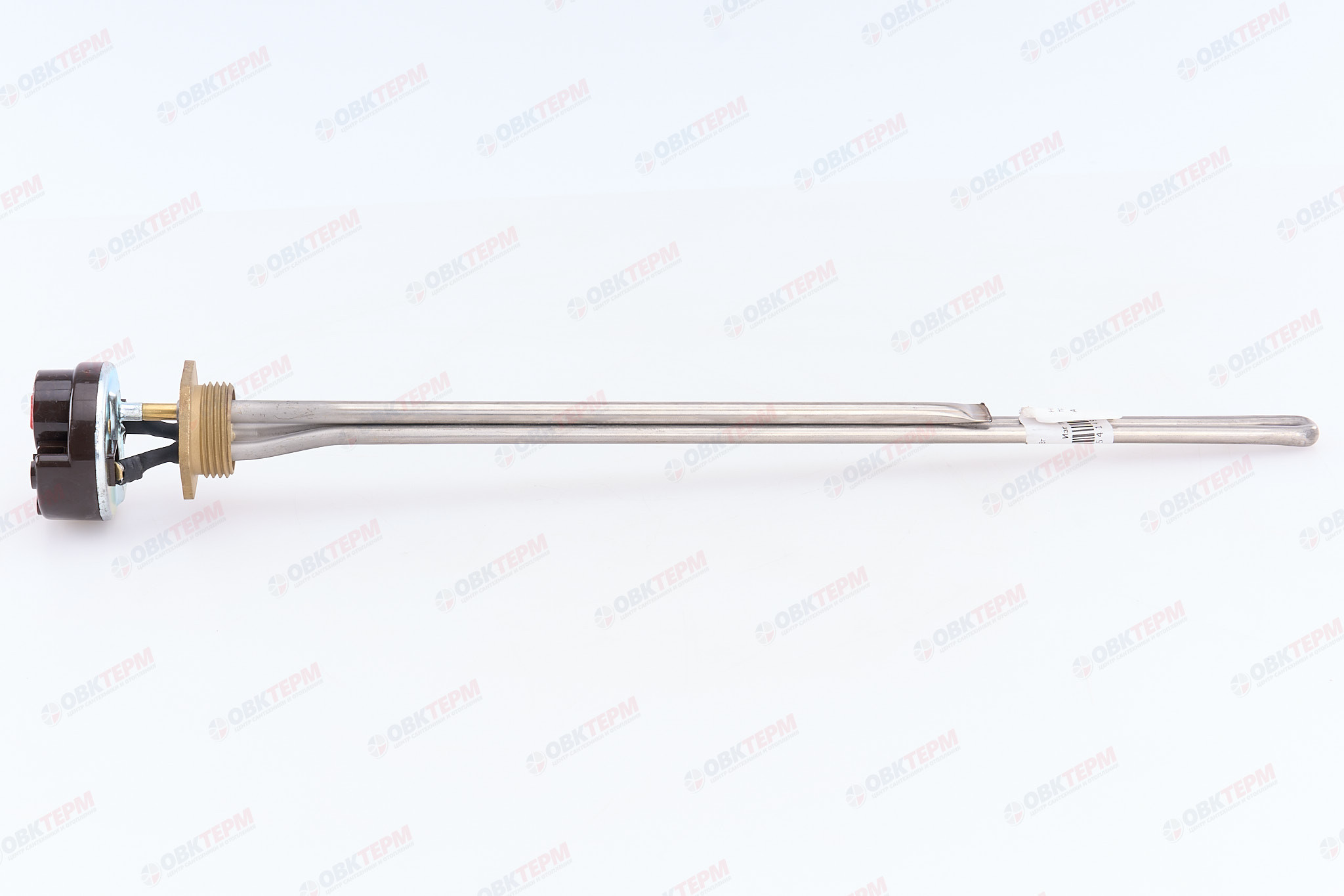 Нагревательный элемент тип RDT 1,0 кВт G1" L390мм правая резьба с термостатом, для алюм. радиаторов - миниатюра №4