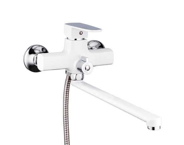 Смеситель д/ванны MIXXUS MISSOURI 006 EURO Ø35 (WHITE)  (10 шт/ящ) - Изображение №1