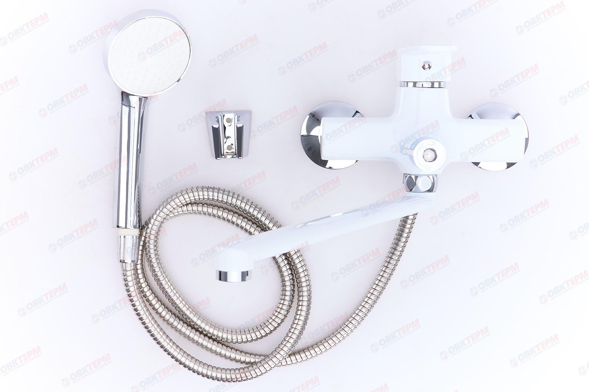 Смеситель д/ванны MIXXUS MISSOURI 006 EURO Ø35 (WHITE)  (10 шт/ящ) - Изображение №3