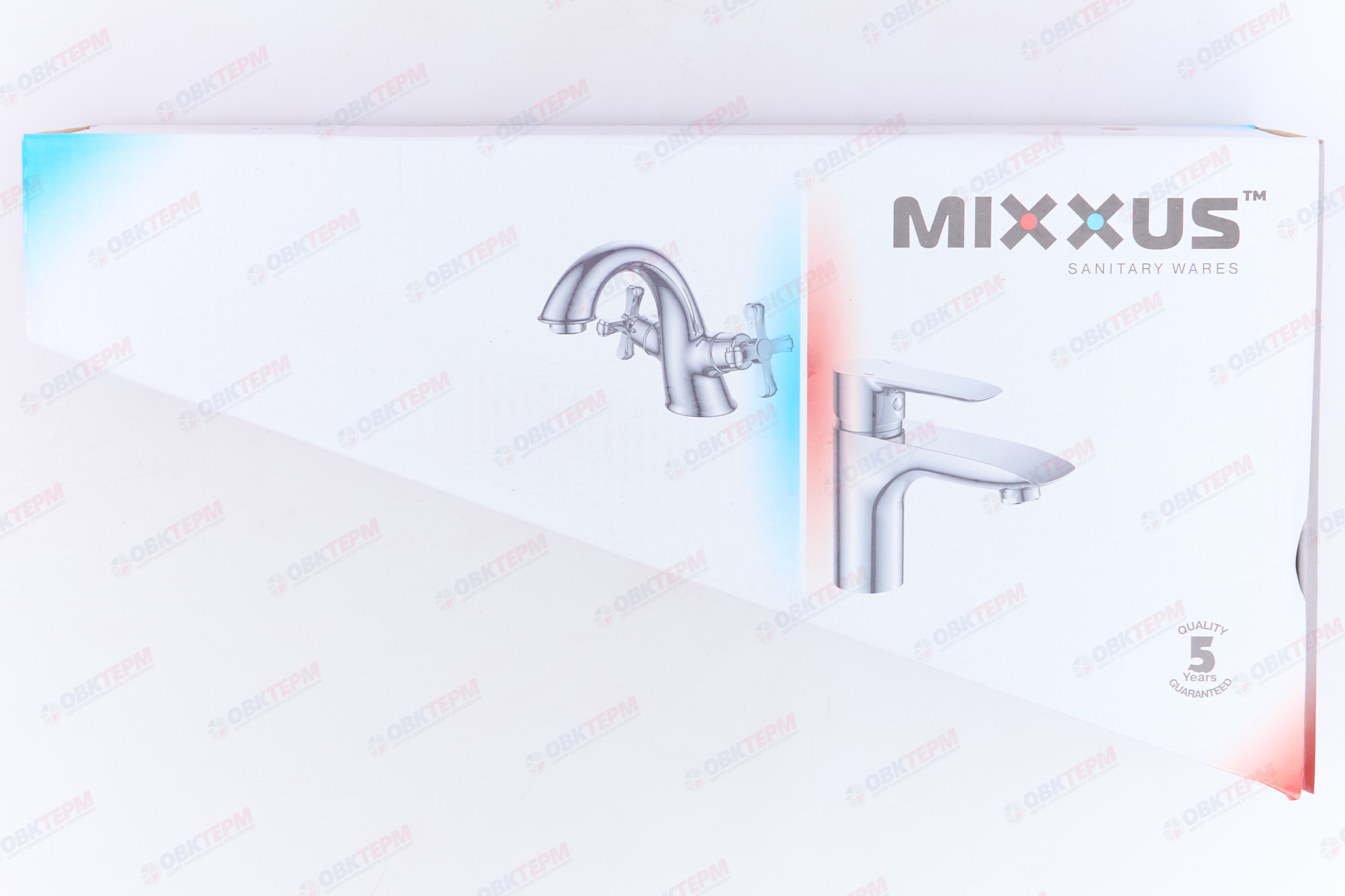 Смеситель д/ванны MIXXUS MISSOURI 006 EURO Ø35 (WHITE)  (10 шт/ящ) - миниатюра №7