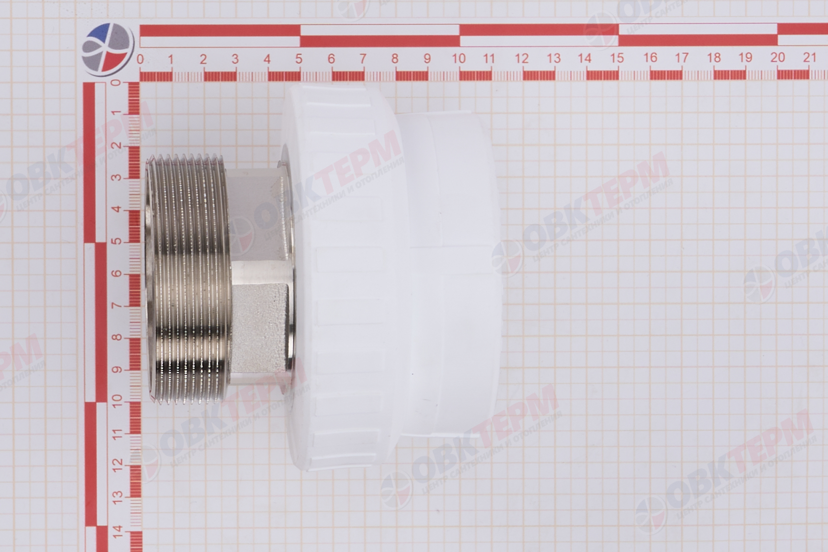 МРН  75 * 2 1/2"    БЕЛАЯ PP-R    (RTP)    (8/1) - миниатюра №6