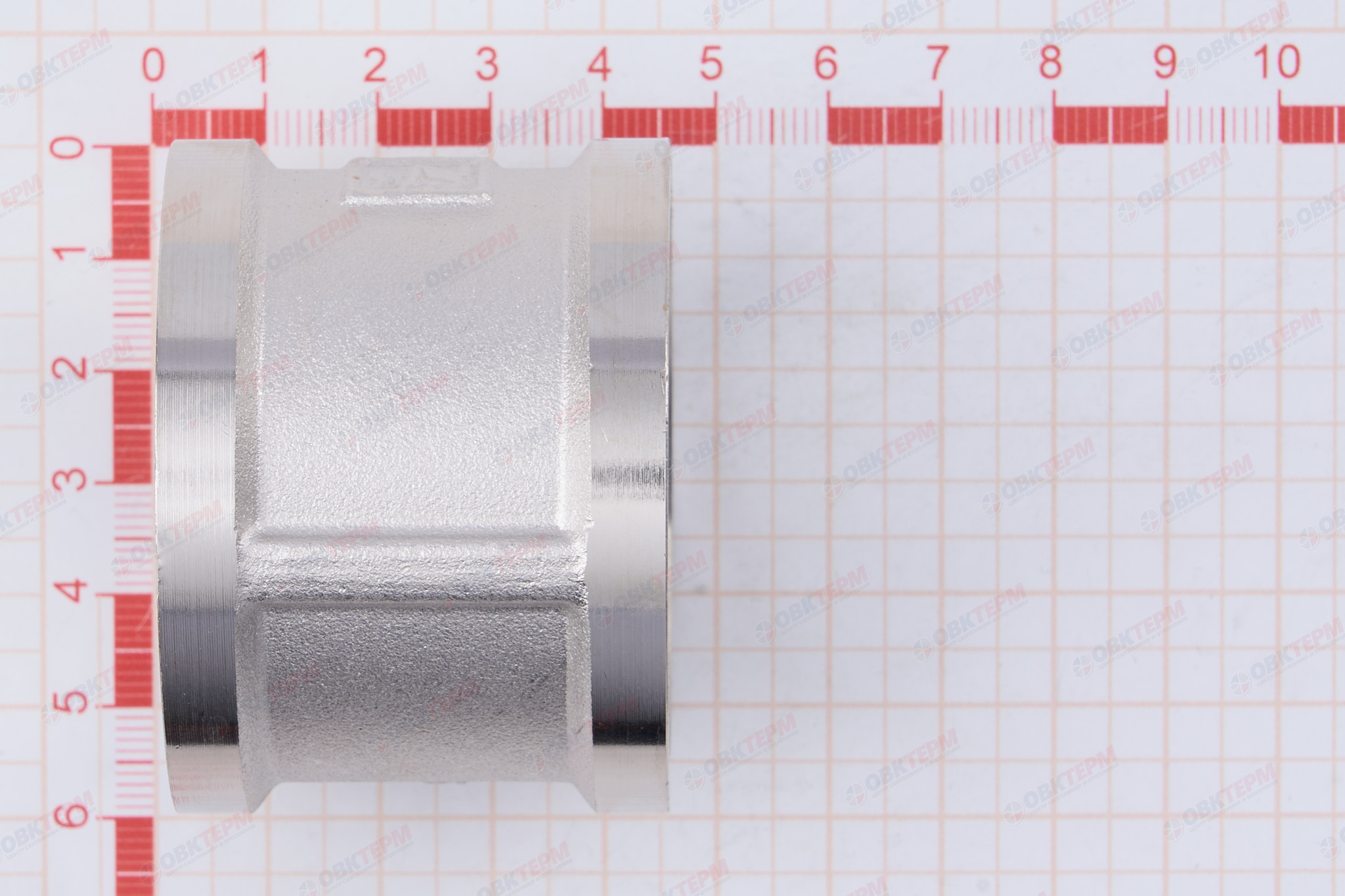 Муфта  1 1/2"  Никель ZEISSLER  (5шт/25ящ) - Изображение №5