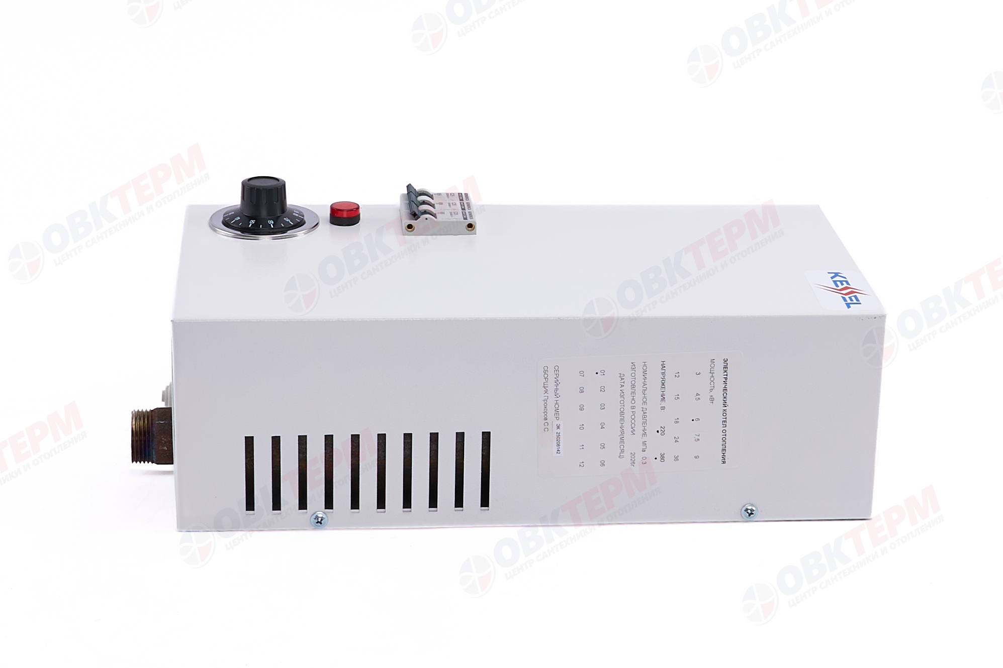 Электрический  котел  KESSEL ЭВП- 6W, max 1.5 bar     220/380V - Изображение №4