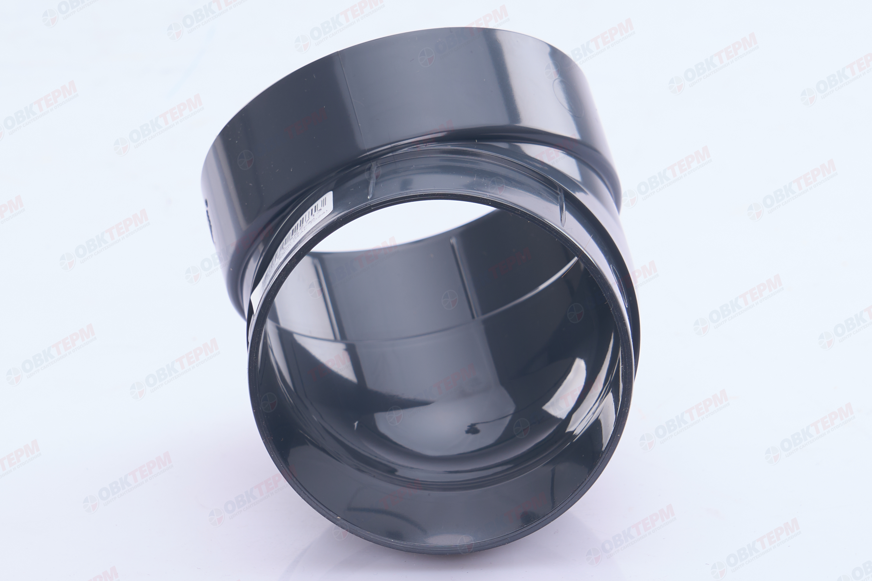 Колено трубы 45 град. ПВХ Grand Line графит (RAL 7024) (уп. 24шт) - миниатюра №6