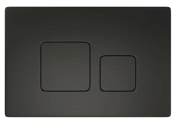 Панель смыва Teymi Kati, двойной смыв, черный, матовый - Изображение №1