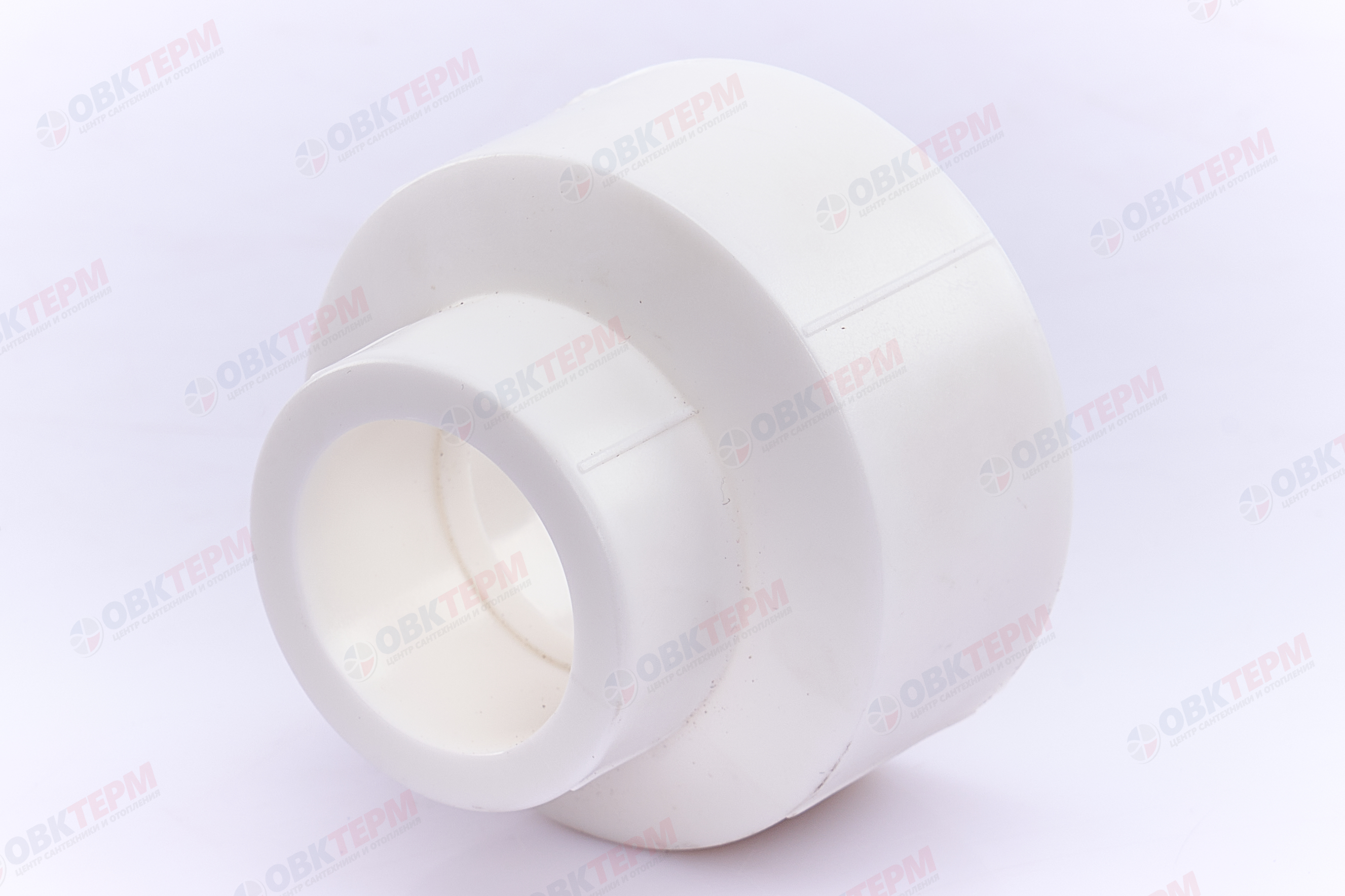 Муфта переход.  ВВ  50*32   БЕЛАЯ PP-R   (RTP)    (150/15) - Изображение №2