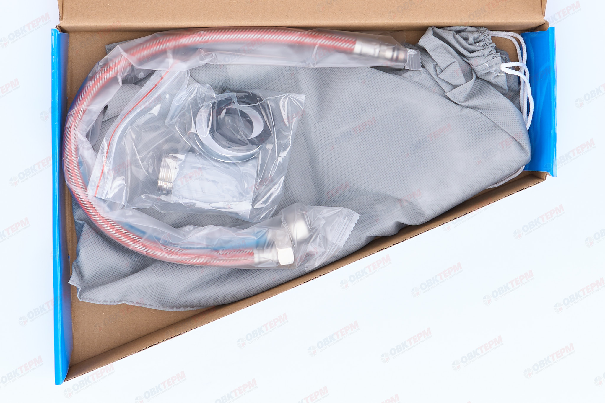 Смеситель д/кухни нерж/сталь CHAMPION EZA-011 CHROME REFL.GRAY (16 шт/ящ) - Изображение №5