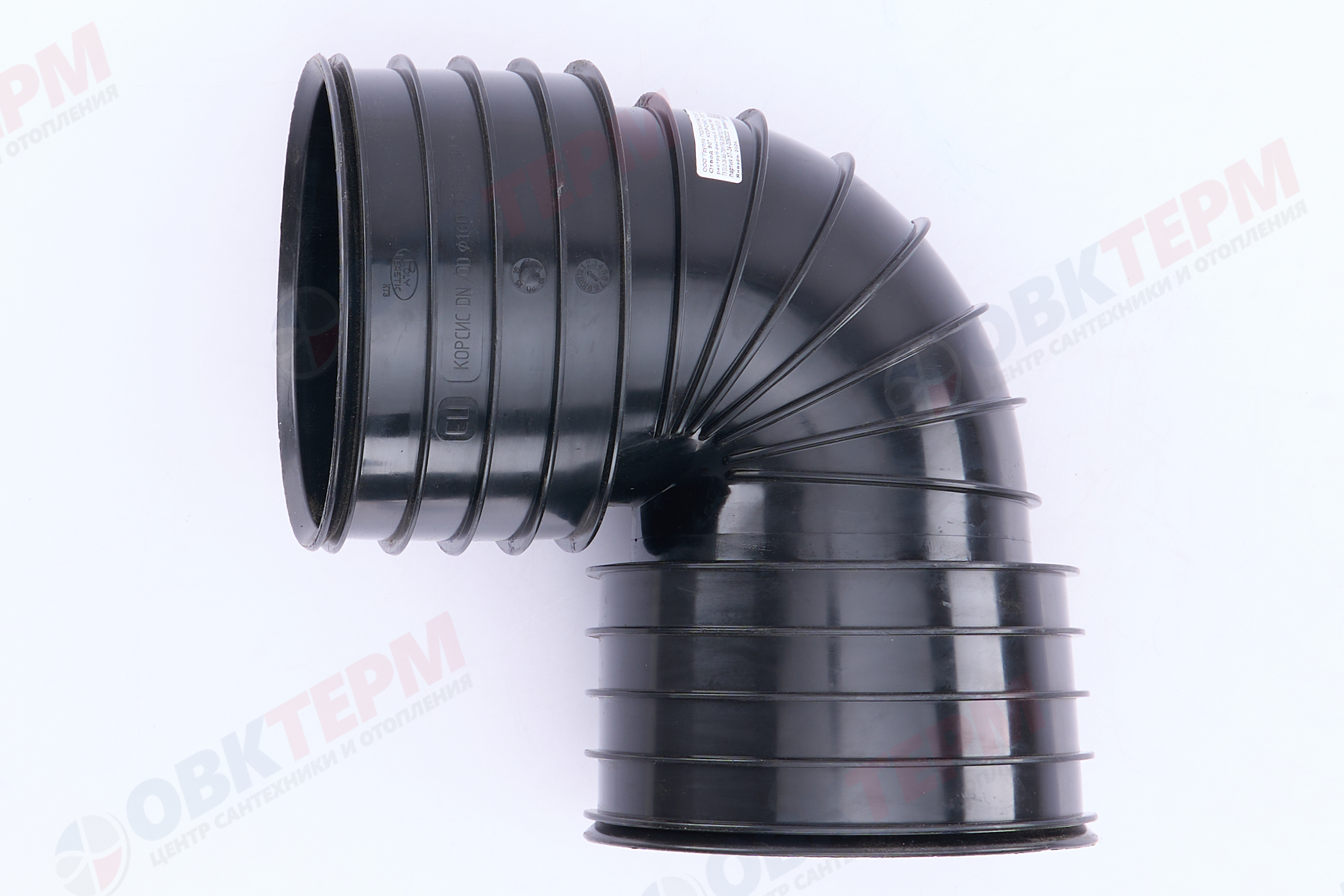 Отвод  КОРСИС DN/OD  160*  90*      SN 8 раструб-раструб - Изображение №5