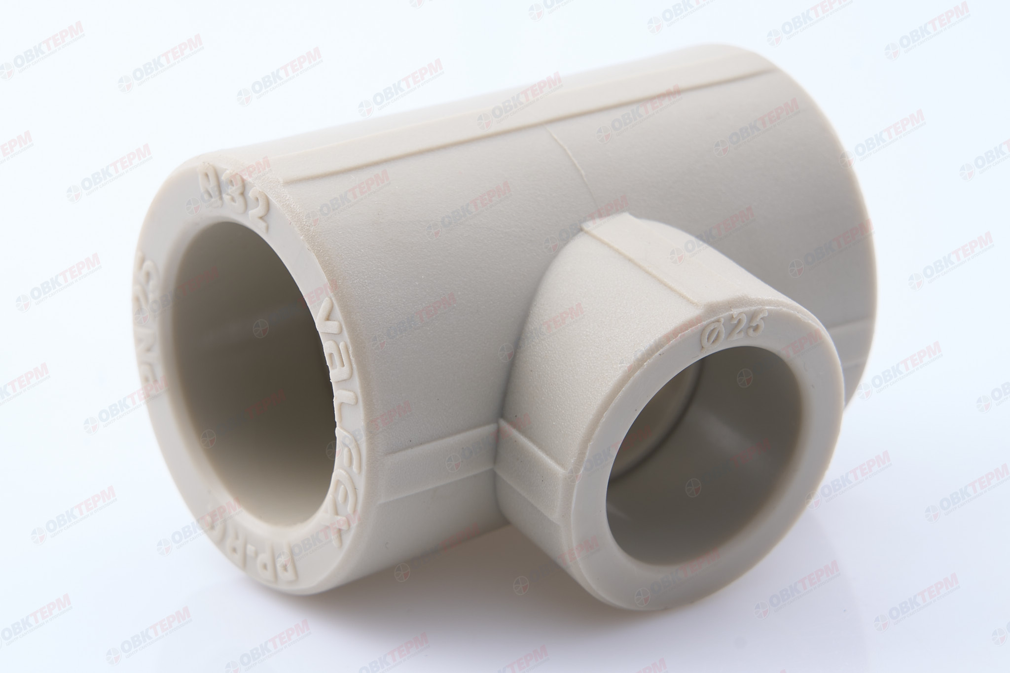 Тройник  63*20*63     (VALFEX)  серая - изображение №1