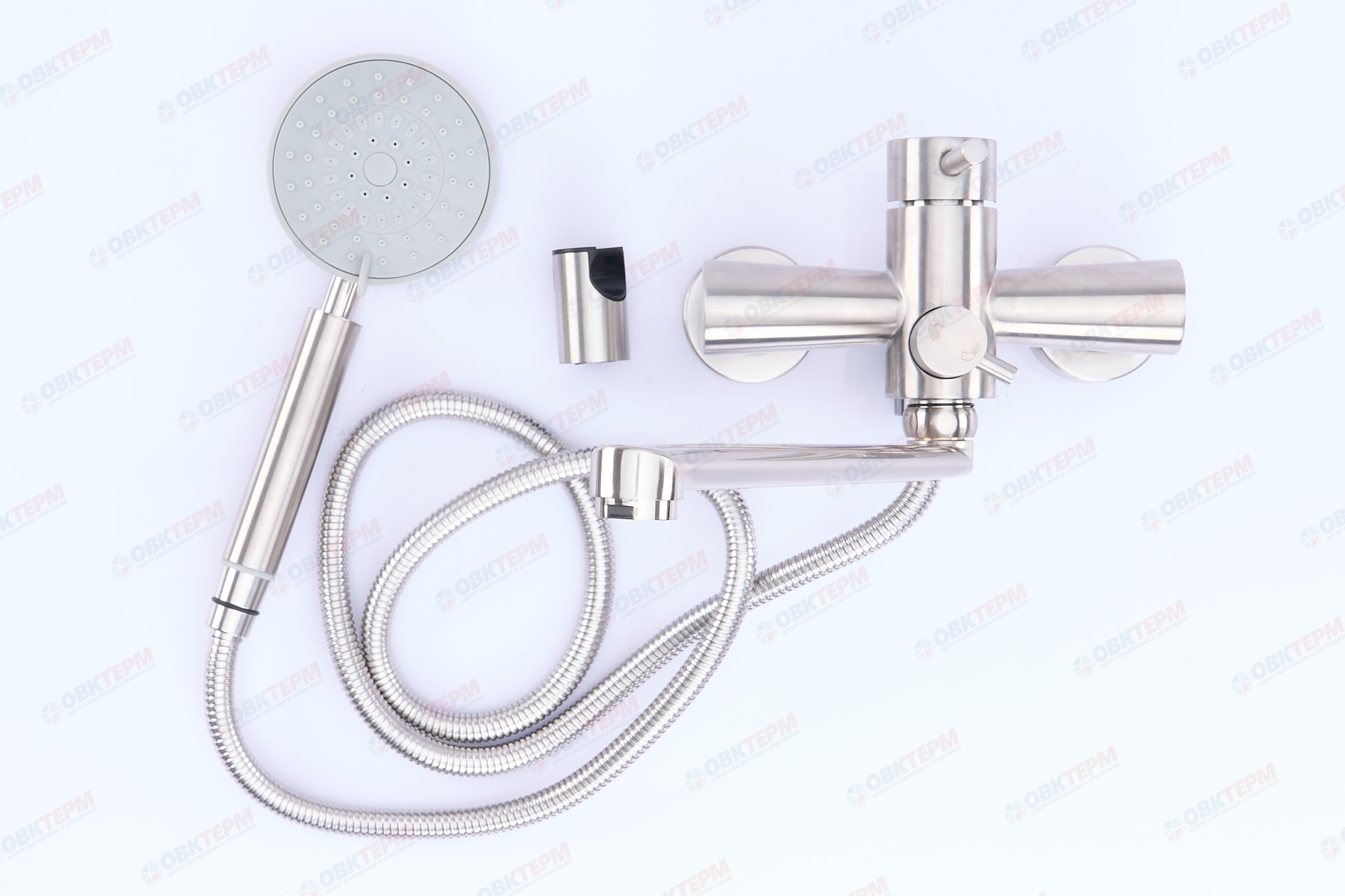 Смеситель д/ванны нерж/сталь ZERIX - LUX-006 (EURO)  8 шт/ящ - миниатюра №4