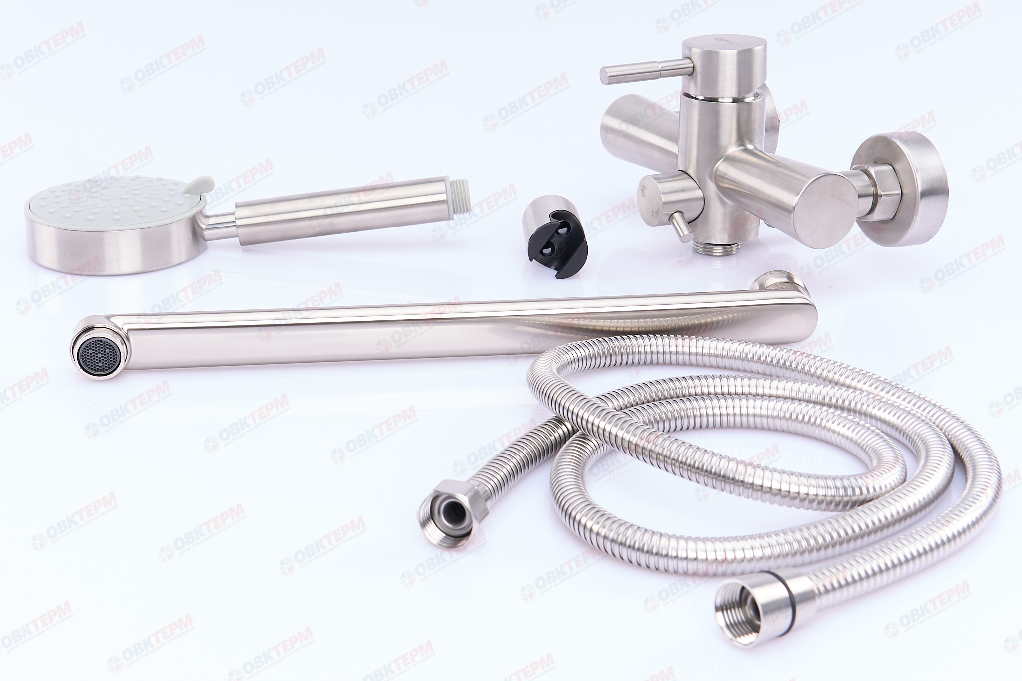 Смеситель д/ванны нерж/сталь ZERIX - LUX-006 (EURO)  8 шт/ящ - миниатюра №5