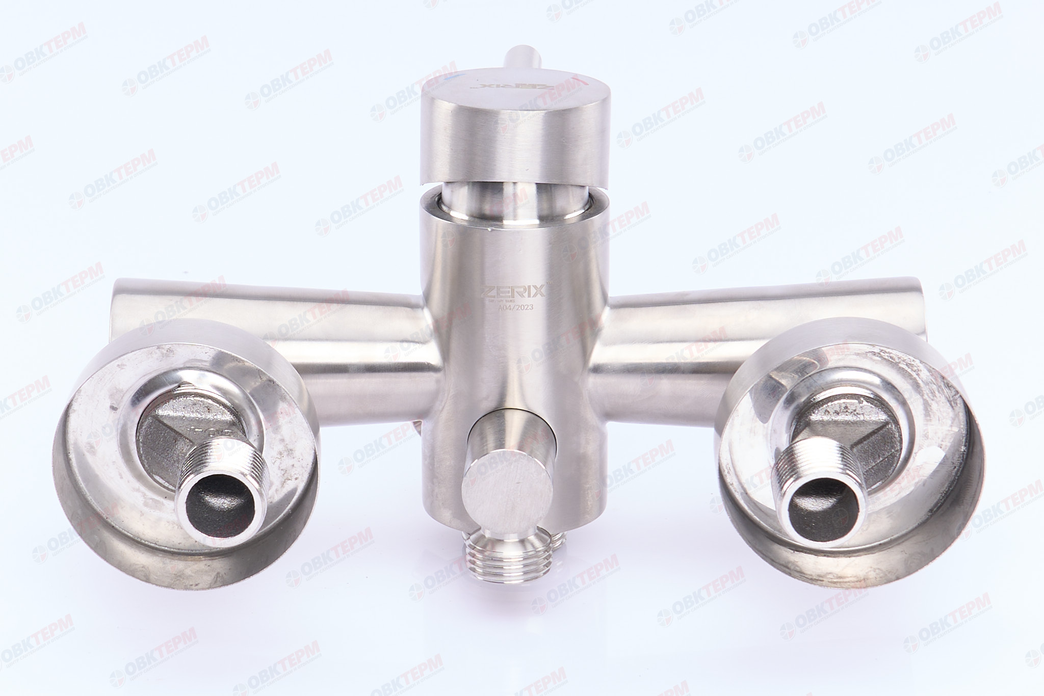 Смеситель д/ванны нерж/сталь ZERIX - LUX-006 (EURO)  8 шт/ящ - миниатюра №6