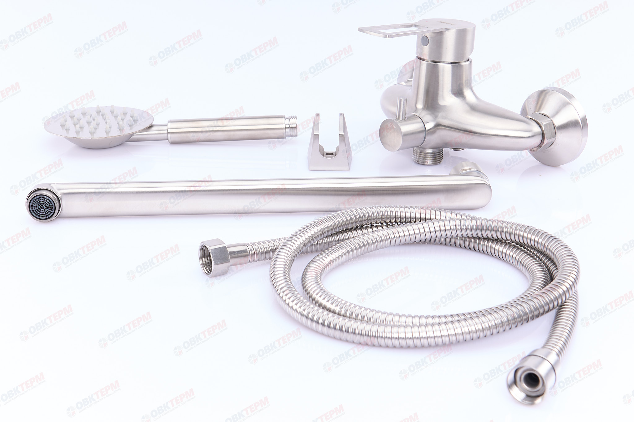 Смеситель д/ванны нерж/сталь ZERIX - LUX-006 (EURO)  8 шт/ящ - миниатюра №7