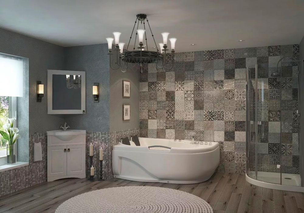 Зеркало 65 УГЛОВОЕ "Florencia" - миниатюра №3