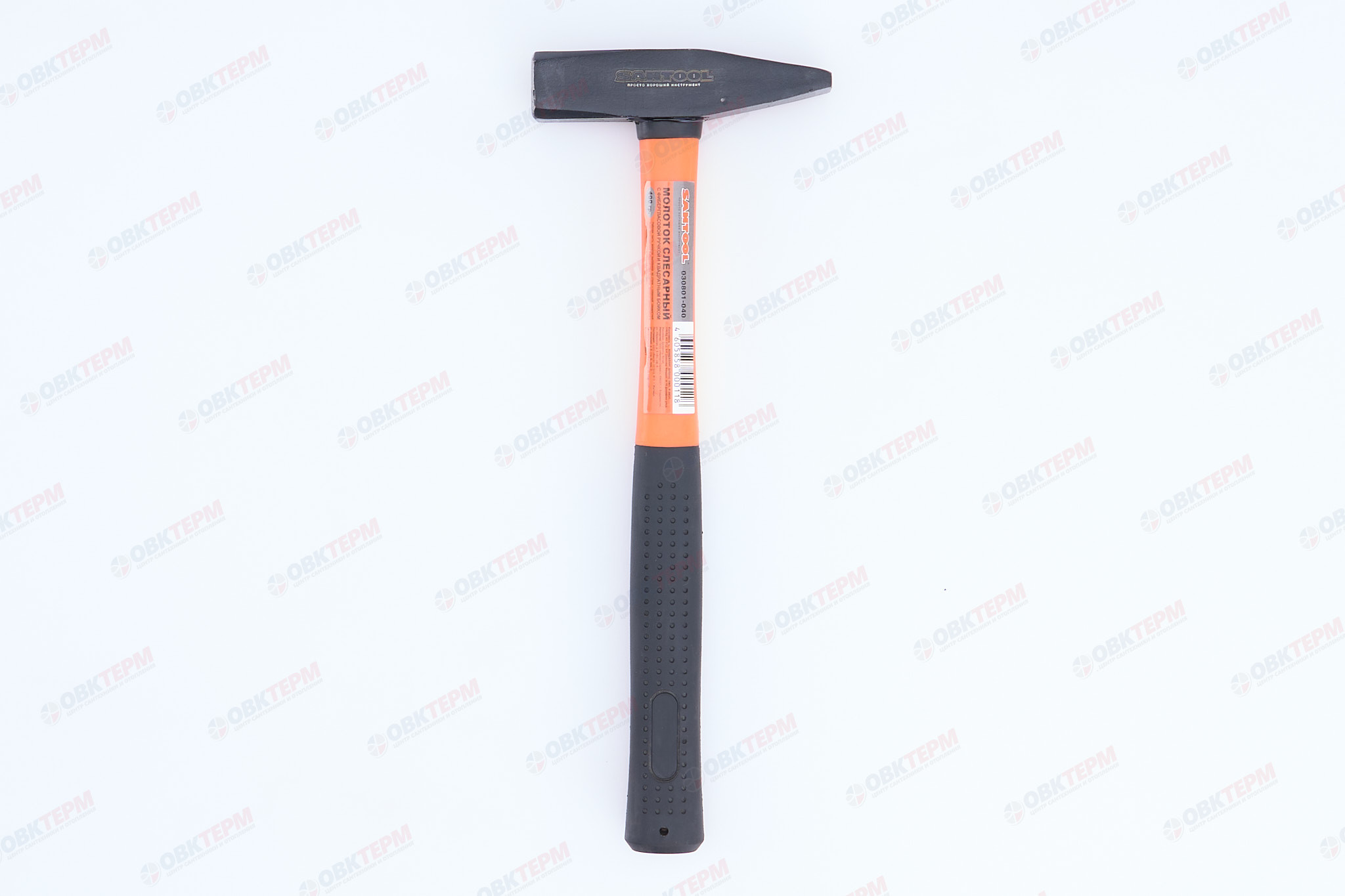 Молоток немецкого типа, фибергласовая ручка, кованый боек 400 гр SANTOOL - миниатюра №6