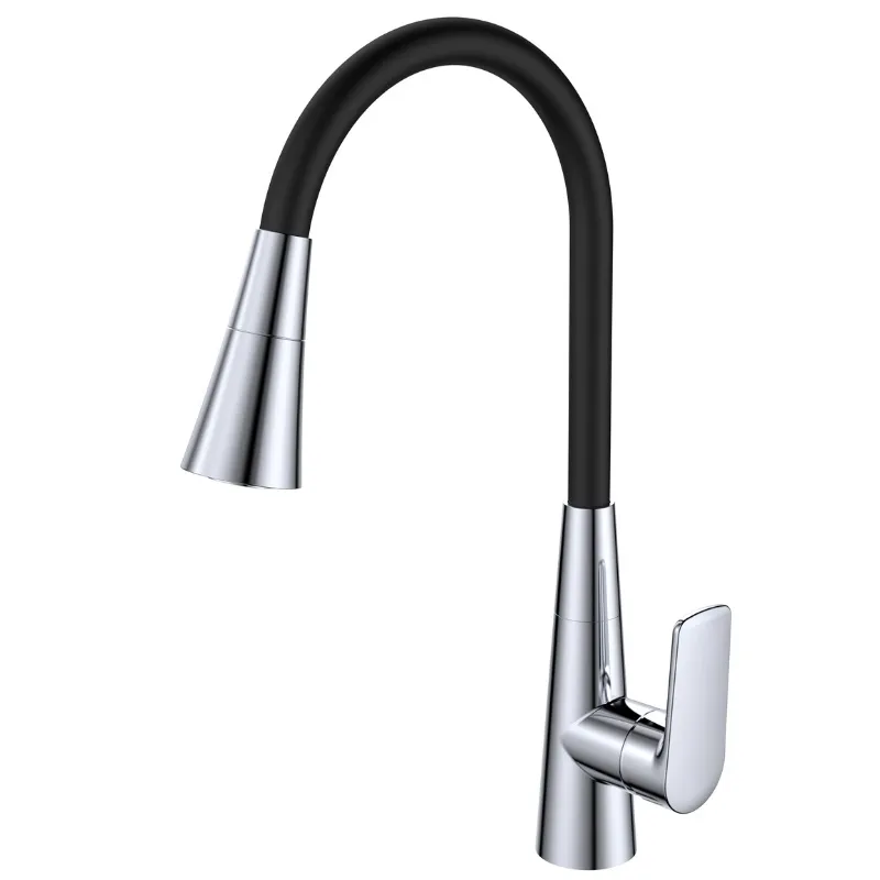 Смеситель д/кухни MIXXUS PREMIUM MATIS 011-T (NUT) REFL.BLACK (10шт/ящ) - Изображение №1