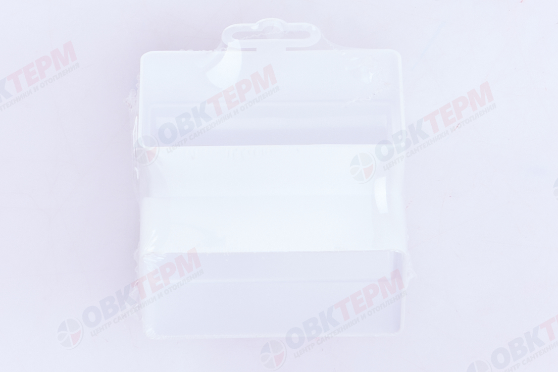 Колено вертикальное 90°, плоское 55х110 мм, пластик (44шт/уп) Эра - миниатюра №7