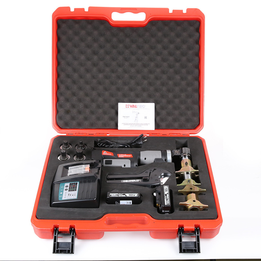 ПОДАРОК. Пресс-инструмент аккумуляторный в комплекте с зарядным устройством 16-32мм (2 А*ч) - Изображение №4