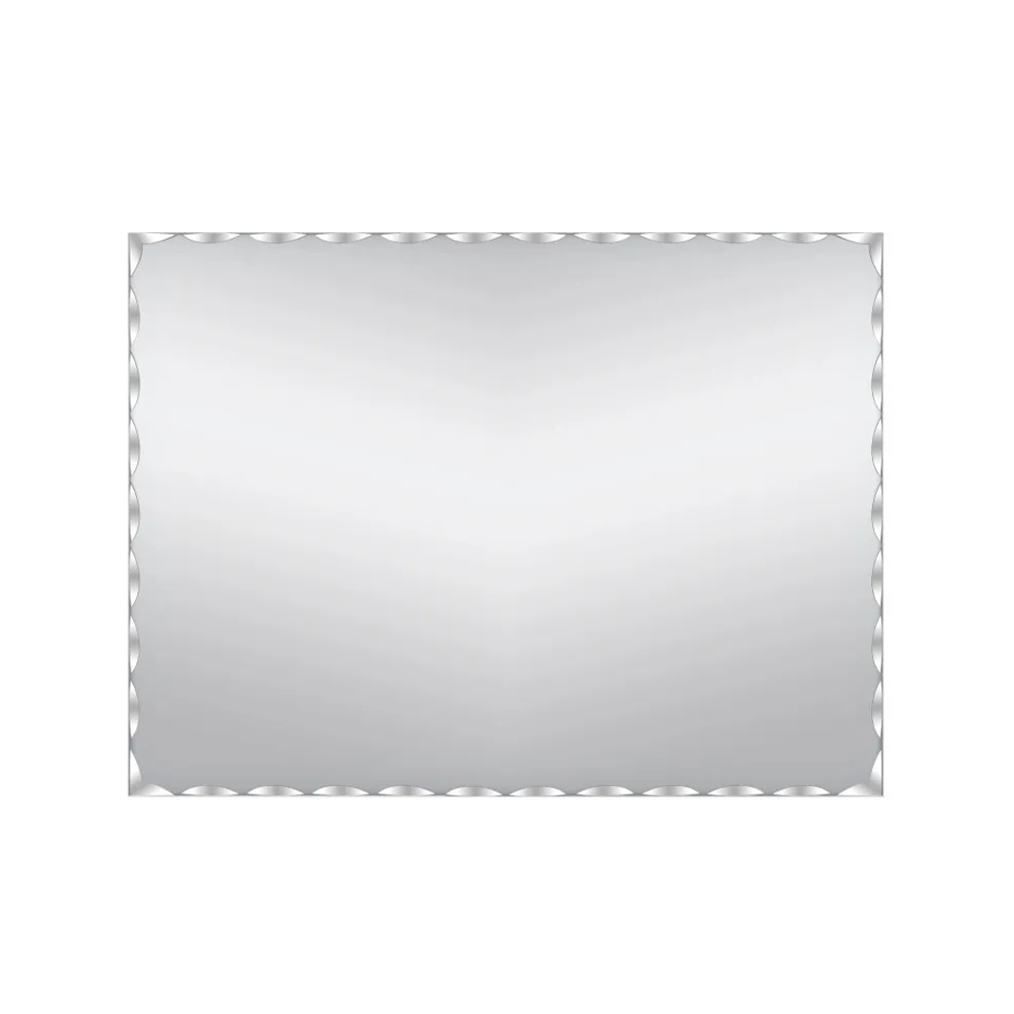 ZERIX KUBIX MRZ06-60x80-REVERSE Зеркало настенное прямоугольное с декором - миниатюра №3