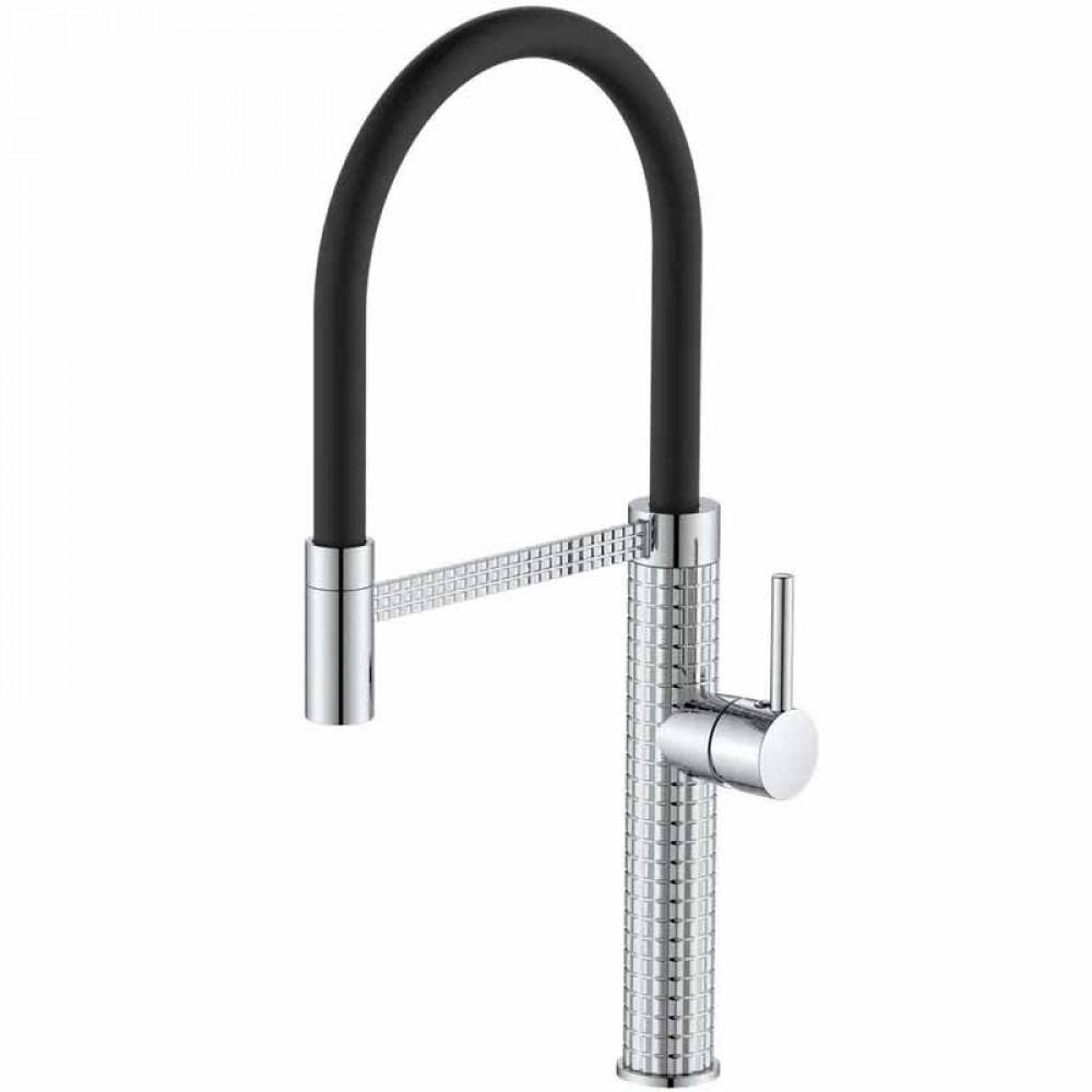 Смеситель д/кухни MIXXUS PREMIUM OLIWER 017 REFL.BLACK Ø35 (8 шт/ящ) - Изображение №1