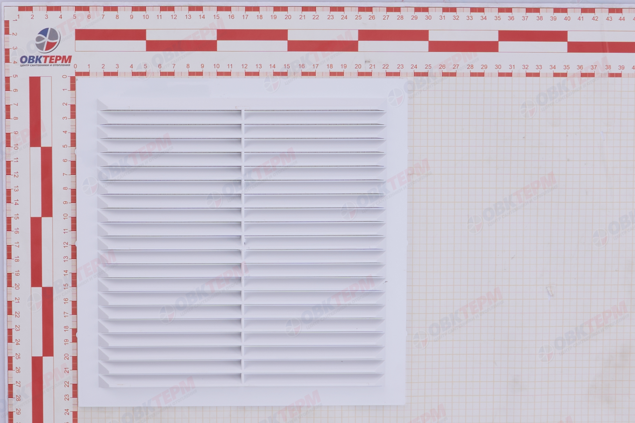 Решетка вентиляционная ПС Ш233*В233 с антимоскитной сеткой (120шт/уп) Эвент - Изображение №4