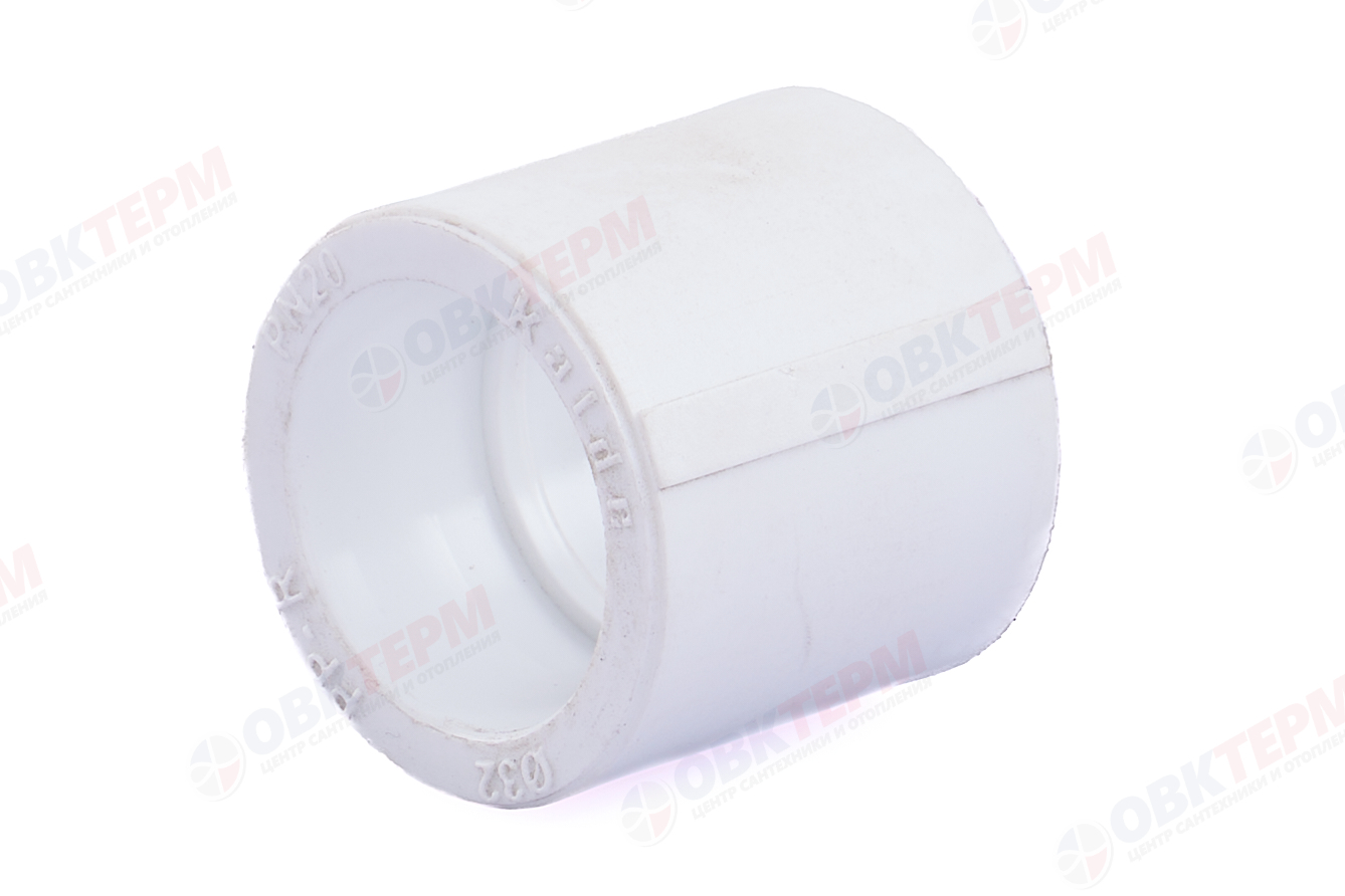 Муфта  32    БЕЛАЯ PP-R    (KALDE)     (200) - Изображение №2