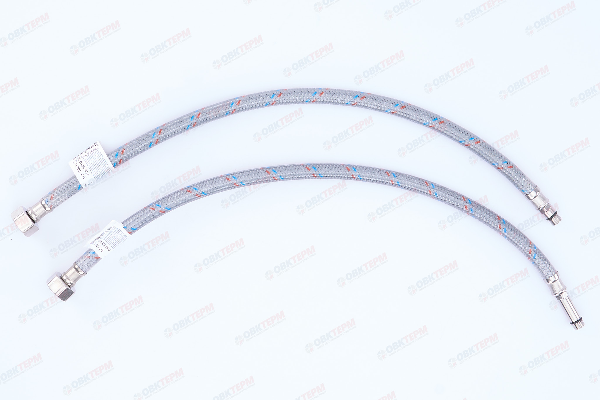 Шланг   1/2" игла,  в силикон. обмотке (пара)     40 см М10  "OVERCON"  (50шт/ящ) - Изображение №3