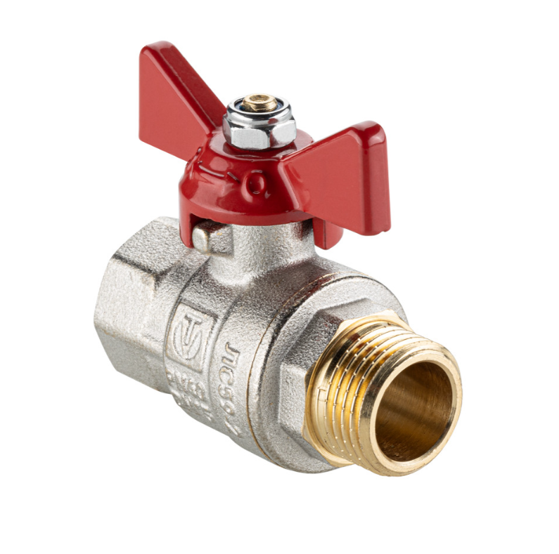 Кран шаровый        Valtec      1/2" ВН  бабочка  BASE ГОСТ  (16/96) - Изображение №1