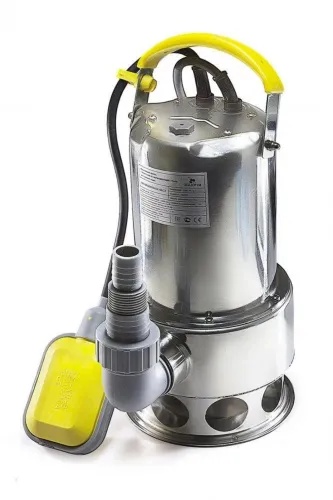 Фекальный насос AQUATIM корпус нержавеющая сталь (900Вт/230л,9м)  д.к.10м (1шт) - Изображение №1