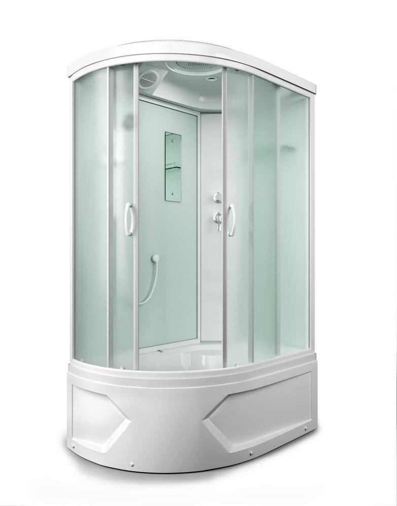 Душевая кабина MIRWELL MR3512TPR-C3-RUS 1200*800*2150 (стекло 4мм, высокий поддон) (3 места) - Изображение №1